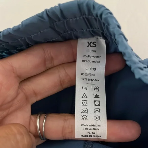 NWT Halara Drawstring Contrast Mesh 2 in 1 shorts Women’s XS - Picture 11 of 14